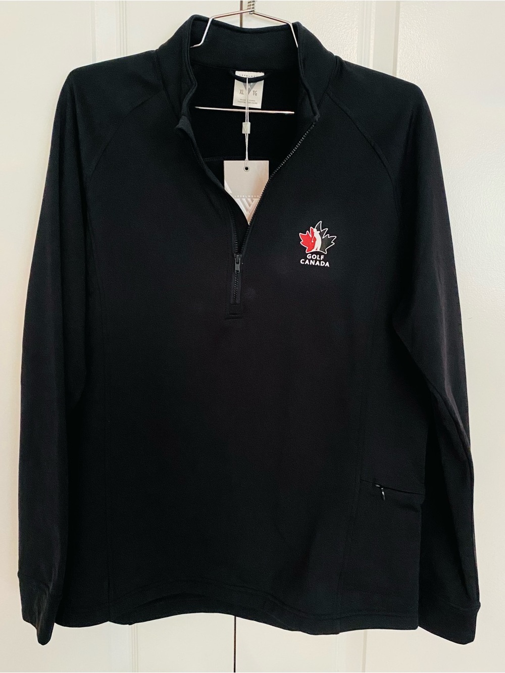 Levelwear Black Quarter-Zip Pullover